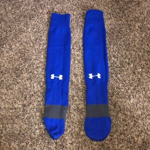 Blue Under Armour Soccer Socks